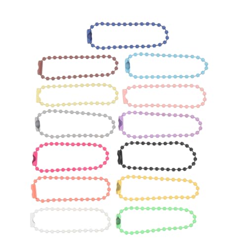 YOSADIER 100 Stück Kugelkette Diy Anhänger Kette für Schmuckdekoration Zufällige Farben Rostfrei und Hautfreundlich für Bastelprojekte Zufällige Farbe YOSADIER 100 Stück Kugelkette Diy Anhänger Kette für Schmuckdekoration Zufällige Farben Rostfrei und Hautfreundlich für Bastelprojekte Zufällige Farbe von YOSADIER