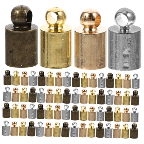 YOSADIER 100 Stück Quasten Endkappen für DIY Schmuckherstellung Langlebige Kupferkappen für Armbänder und À für Schmuckzubehör YOSADIER 100 Stück Quasten Endkappen für DIY Schmuckherstellung Langlebige Kupferkappen für Armbänder und À für Schmuckzubehör von YOSADIER