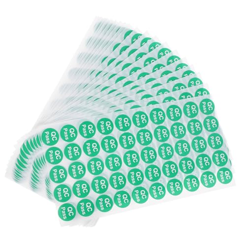 YOSADIER 1000Stücke Selbstklebende Qc Pass Etiketten Runde Aufkleber für Lagerprodukte Qualitätsgeprüfte Klebeetiketten für Produktinspektion Ømm Vielseitig Einsetzbar Langlebig YOSADIER 1000Stücke Selbstklebende Qc Pass Etiketten Runde Aufkleber für Lagerprodukte Qualitätsgeprüfte Klebeetiketten für Produktinspektion Ømm Vielseitig Einsetzbar Langlebig von YOSADIER