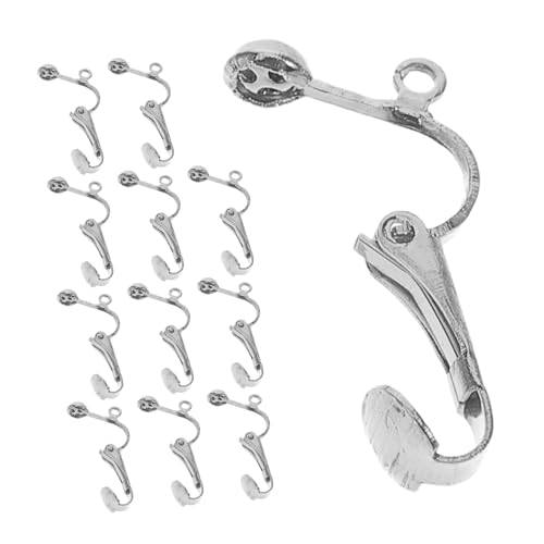 YOSADIER 100Stücke Clip Ohrring Robustem Ohrring Adapter mit Offener Schlaufe für DIY Schmuck Vielseitige Ohrclips zur Einfachen Umwandlung von Ohrsteckern YOSADIER 100Stücke Clip Ohrring Robustem Ohrring Adapter mit Offener Schlaufe für DIY Schmuck Vielseitige Ohrclips zur Einfachen Umwandlung von Ohrsteckern von YOSADIER