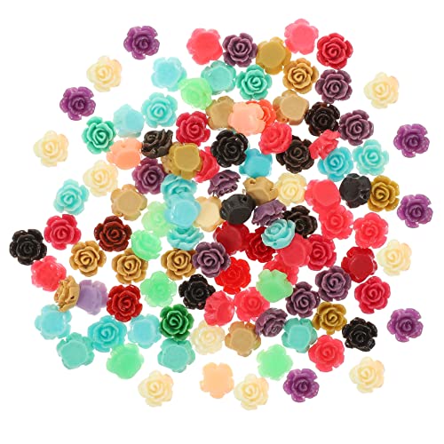 YOSADIER 100Stücke DIY Rosenperlen Harz Schmuckperlen für Armbänder Ohrringe und Dekoration Handarbeiten und Projekte YOSADIER 100Stücke DIY Rosenperlen Harz Schmuckperlen für Armbänder Ohrringe und Dekoration Handarbeiten und Projekte von YOSADIER