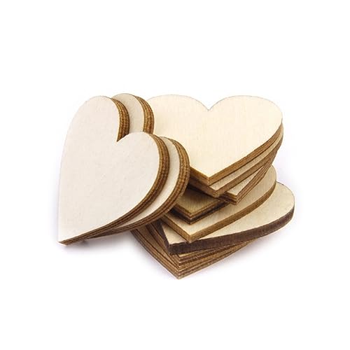 YOSADIER 100Stücke Leere Herz Holzscheiben für DIY Handwerksprojekte Glatte Oberfläche für Verzieren Scrapbooking Dekoration und Mehr YOSADIER 100Stücke Leere Herz Holzscheiben für DIY Handwerksprojekte Glatte Oberfläche für Verzieren Scrapbooking Dekoration und Mehr von YOSADIER