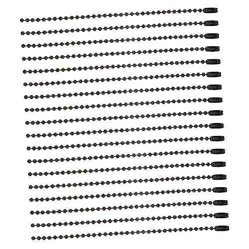 YOSADIER 100Stücke Perlenkette DIY Schmuckzubehör für Puppen Schlüsselringe und Dekoration Langlebig und Rostbeständig für Armbänder und Anhänger YOSADIER 100Stücke Perlenkette DIY Schmuckzubehör für Puppen Schlüsselringe und Dekoration Langlebig und Rostbeständig für Armbänder und Anhänger von YOSADIER
