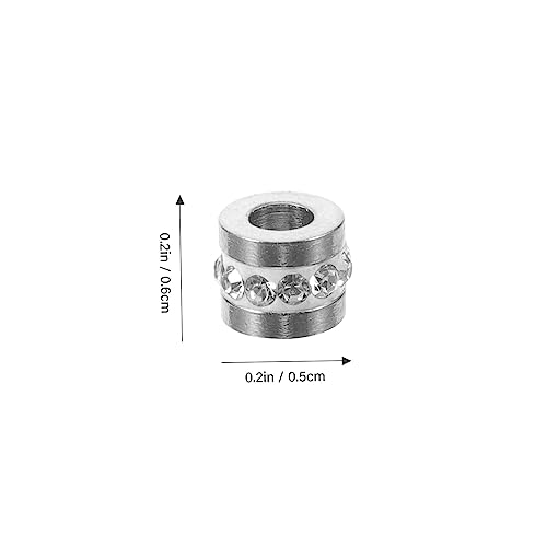 YOSADIER 10 Stück Spacer Beads mit Strass für Schmuckherstellung Selbstgemacht Armband Anhänger Zubehör Metallperlen für Bastelprojekte YOSADIER 10 Stück Spacer Beads mit Strass für Schmuckherstellung Selbstgemacht Armband Anhänger Zubehör Metallperlen für Bastelprojekte von YOSADIER
