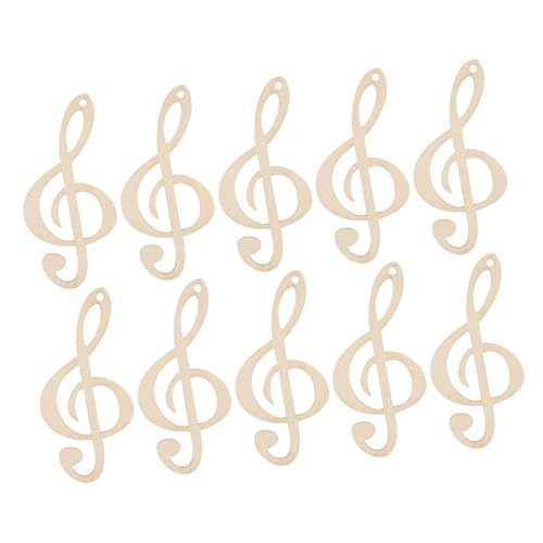 YOSADIER 10Stücke Musiknoten Holzscheiben Unvollendete Holzausschnitte für DIY Dekoration und Kunstprojekte Gestaltung für Partys und YOSADIER 10Stücke Musiknoten Holzscheiben Unvollendete Holzausschnitte für DIY Dekoration und Kunstprojekte Gestaltung für Partys und von YOSADIER