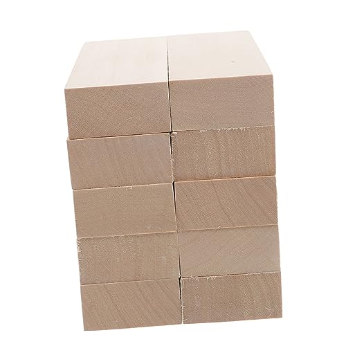 YOSADIER 10Stücke Natürliche Holzplanken für DIY Projekte Unfertige Holzblöcke Lindenholz für Bastelarbeiten Personalisierte YOSADIER 10Stücke Natürliche Holzplanken für DIY Projekte Unfertige Holzblöcke Lindenholz für Bastelarbeiten Personalisierte von YOSADIER