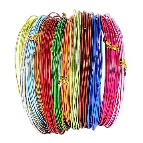 YOSADIER 12 Rollen Schmuck Draht Schmuckdraht selber machen Aluminium farbiger Schmuckdraht Buntes Schmuck draht weben selber machen Modellierdraht biegbarer farbiger Draht Perlenformdraht YOSADIER 12 Rollen Schmuck Draht Schmuckdraht selber machen Aluminium farbiger Schmuckdraht Buntes Schmuck draht weben selber machen Modellierdraht biegbarer farbiger Draht Perlenformdraht von YOSADIER