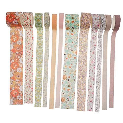 YOSADIER 12 Rollen Washi-tape-set Dekorationen Blumen- Farbig Klebestreifen Aufkleber Blumenband Weihnachten Alle Geburtstag Party Klebeband Zum Verpacken Von Geschenken Papier YOSADIER 12 Rollen Washi-tape-set Dekorationen Blumen- Farbig Klebestreifen Aufkleber Blumenband Weihnachten Alle Geburtstag Party Klebeband Zum Verpacken Von Geschenken Papier von YOSADIER