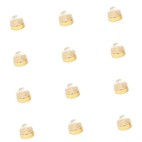 YOSADIER 12 Stück Ohrstecker Verschlüsse Sicherheits Ohrstecker für Diy Ohrringe Lockerer Ohrverschluss für Goldene Metallbasis für Schmuckdesign YOSADIER 12 Stück Ohrstecker Verschlüsse Sicherheits Ohrstecker für Diy Ohrringe Lockerer Ohrverschluss für Goldene Metallbasis für Schmuckdesign von YOSADIER