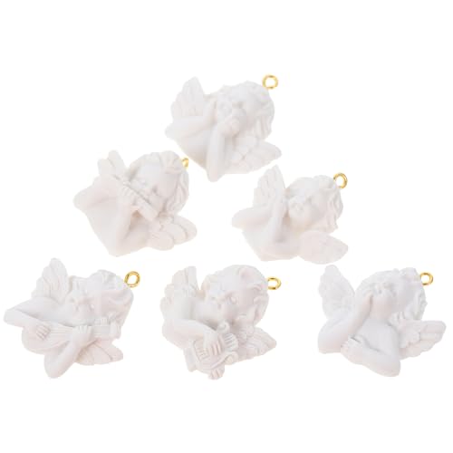 YOSADIER 12 Stück Teiliges Engel Charms DIY Schlüsselanhänger und Bastelzubehör für Handyhüllen Schmuck und Deko für Schulprojekte und Kreative Bastelarbeiten YOSADIER 12 Stück Teiliges Engel Charms DIY Schlüsselanhänger und Bastelzubehör für Handyhüllen Schmuck und Deko für Schulprojekte und Kreative Bastelarbeiten von YOSADIER