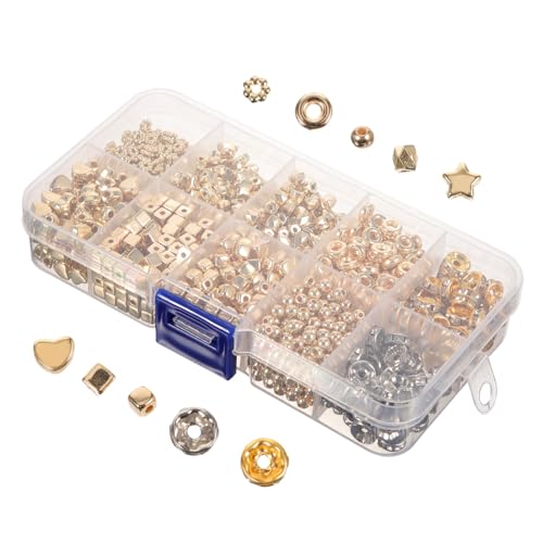 YOSADIER 1240 Stück Teiliges Ccb Resin Perlen für DIY Schmuckherstellung Langlebige Spacer Perlen in Fächern für Armbänder Halsketten und Kreative Beaded Jewelry Projekte YOSADIER 1240 Stück Teiliges Ccb Resin Perlen für DIY Schmuckherstellung Langlebige Spacer Perlen in Fächern für Armbänder Halsketten und Kreative Beaded Jewelry Projekte von YOSADIER