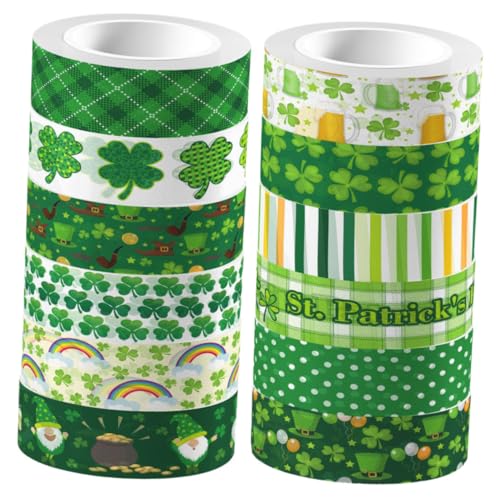 YOSADIER 12Rollen Dekoratives Washi Tape Selbstklebende Ästhetische Papierbänder für Scrapbooking DIY Projekte Tagebücher Geschenkverpackungen und Mehr Breit Vielseitig YOSADIER 12Rollen Dekoratives Washi Tape Selbstklebende Ästhetische Papierbänder für Scrapbooking DIY Projekte Tagebücher Geschenkverpackungen und Mehr Breit Vielseitig von YOSADIER