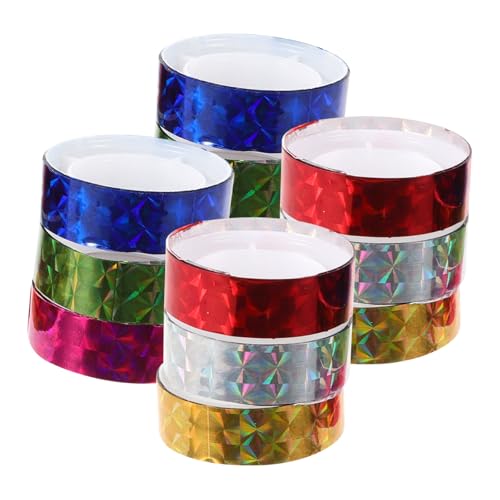 YOSADIER 12Rollen Farbiges Abdeckband für Scrapbooking DIY Basteln und Tagebuchgestaltung Klebeband zum Malen für Kreative Projekte und Geschenkverpackungen YOSADIER 12Rollen Farbiges Abdeckband für Scrapbooking DIY Basteln und Tagebuchgestaltung Klebeband zum Malen für Kreative Projekte und Geschenkverpackungen von YOSADIER