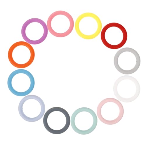YOSADIER 12Stücke Silikon O Ringe Bunten Farben Runde Silikonschlaufe für Schlüsselanhänger und DIY Projekte Langlebige und Stilvolle Perlen für Heimwerkerbedarf YOSADIER 12Stücke Silikon O Ringe Bunten Farben Runde Silikonschlaufe für Schlüsselanhänger und DIY Projekte Langlebige und Stilvolle Perlen für Heimwerkerbedarf von YOSADIER