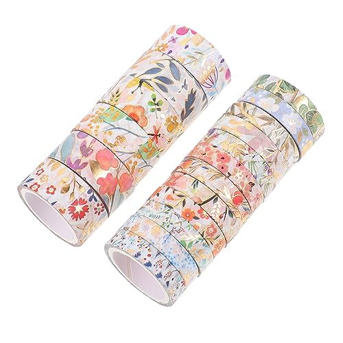 YOSADIER 18 Rollen Washi-Tape the washi tape schulsachen verpackungen für schulzeug Einklebeband aus Papier Scrapbooking-Papierband aufkleber Papier Klebeband Washi Tape abkleben von YOSADIER