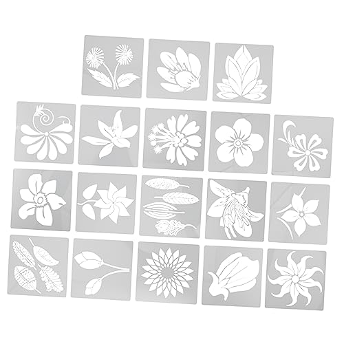 YOSADIER 18 Stück Vorlage für Blumenausschnitte malschablonen für dekoration weihnachten Pflanzenzeichnungsschablonen Blumen- Kunst Schüler Malvorlagen Blumen Zeichnungsvorlage Weiß YOSADIER 18 Stück Vorlage für Blumenausschnitte malschablonen für dekoration weihnachten Pflanzenzeichnungsschablonen Blumen- Kunst Schüler Malvorlagen Blumen Zeichnungsvorlage Weiß von YOSADIER