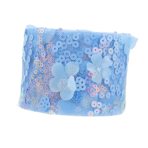 YOSADIER 1Rolle DIY Gesticktes Paillettenband Multifunktionales Gurtband für Bastelarbeiten Dekorationen und Geschenkverpackungen Leicht und Tragbar von YOSADIER