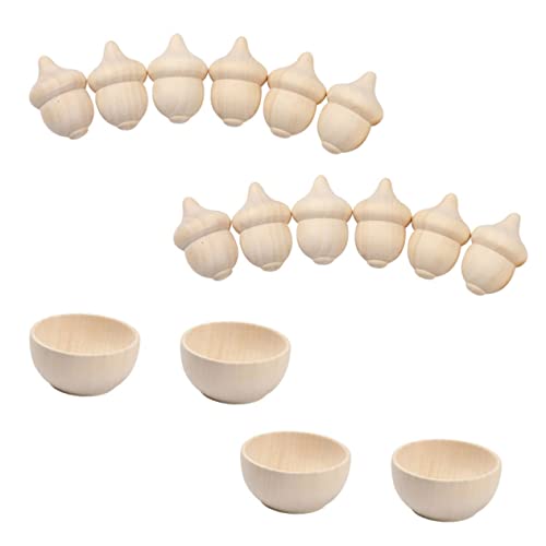 YOSADIER 1Satz DIY Holzschalen Und Eicheln Modellierspielzeug Für Teiliges Natürlichem Holz Für Graffiti Und Malerei Sicheres Und Langlebiges YOSADIER 1Satz DIY Holzschalen Und Eicheln Modellierspielzeug Für Teiliges Natürlichem Holz Für Graffiti Und Malerei Sicheres Und Langlebiges von YOSADIER