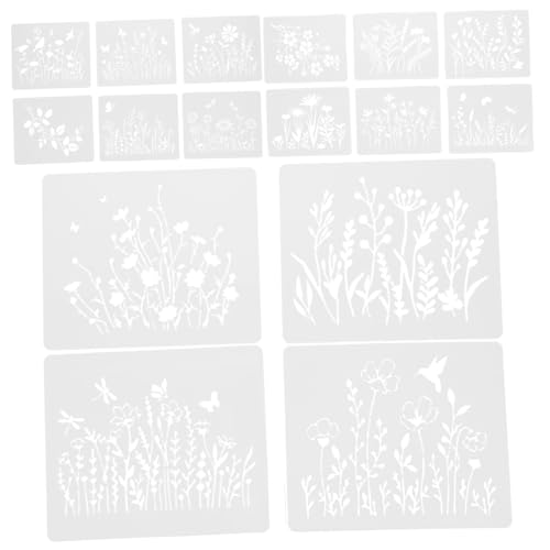 YOSADIER 1Satz Wiederverwendbare Blumenschablonen für DIY Projekte Teiliges Langlebigem Pet Material für Bastelarbeiten Scrapbooking für Jugendliche YOSADIER 1Satz Wiederverwendbare Blumenschablonen für DIY Projekte Teiliges Langlebigem Pet Material für Bastelarbeiten Scrapbooking für Jugendliche von YOSADIER