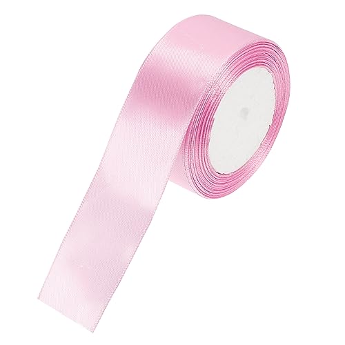 YOSADIER 1Stück Satinband Mittelrosa für Geschenkverpackung und Kuchendekoration Langlebig und Hautfreundlich für Hochzeiten und Feste von YOSADIER