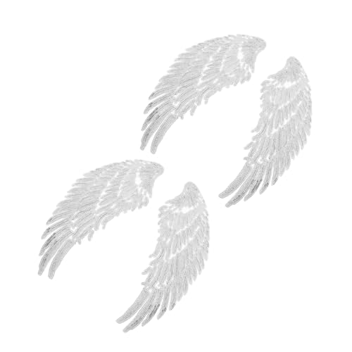 YOSADIER 2 Paare Pailletten Flügel Aufnäher DIY Applikationen für Kleidung Handgemachte Dekoration für Feste und Alltag Einfach Aufzubügeln Nähen Hochwertigem und Pailletten Langlebig und YOSADIER 2 Paare Pailletten Flügel Aufnäher DIY Applikationen für Kleidung Handgemachte Dekoration für Feste und Alltag Einfach Aufzubügeln Nähen Hochwertigem und Pailletten Langlebig und von YOSADIER