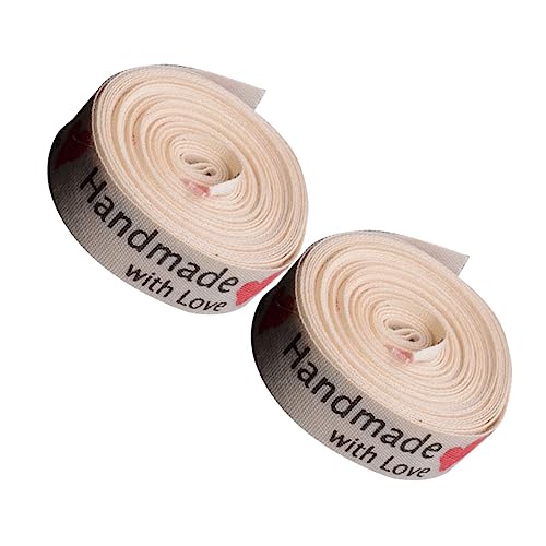 YOSADIER 2 Rollen Baumwollband Wickelband Hochzeitsdekor Chiffon Einladung Partydekorationen geschenkband ribbon dekobänder bandalette geschenkverpackung Geschenkbänder Hochzeitsband von YOSADIER