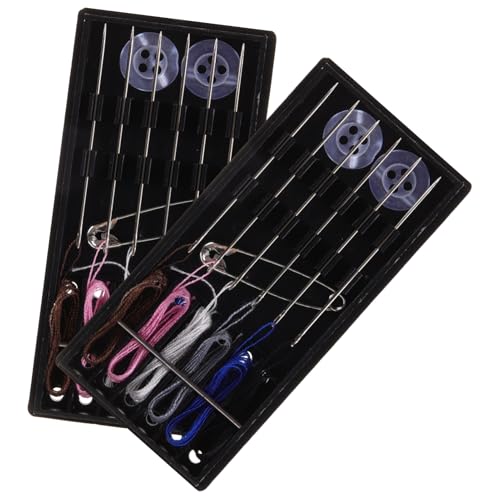 YOSADIER 2 Sätze Nähset für Reisen Teiliges Multifunktionales Nähzubehör mit Nadel und Faden Leicht und Tragbar für DIY Projekte und Notfallreparaturen für Anfänger und Zuhause YOSADIER 2 Sätze Nähset für Reisen Teiliges Multifunktionales Nähzubehör mit Nadel und Faden Leicht und Tragbar für DIY Projekte und Notfallreparaturen für Anfänger und Zuhause von YOSADIER