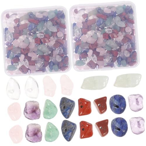 YOSADIER 2 Sätze Unregelmäßige Naturstein Perlen Diy Bastelmaterial für Schmuckherstellung Steinperlen für Armbänder und Projekte YOSADIER 2 Sätze Unregelmäßige Naturstein Perlen Diy Bastelmaterial für Schmuckherstellung Steinperlen für Armbänder und Projekte von YOSADIER