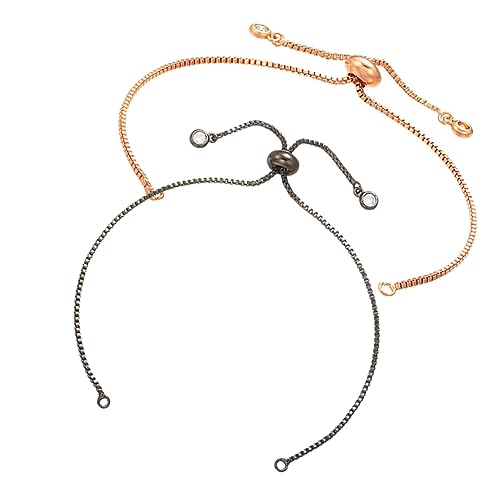 YOSADIER 2 Stück Armband Halbfertige Handgelenkskette Einstellbare Handgelenkskette Ersatzketten DIY zubehör verstellbare Ketten Armbänder machen Versorgung Messingketten Kupfer YOSADIER 2 Stück Armband Halbfertige Handgelenkskette Einstellbare Handgelenkskette Ersatzketten DIY zubehör verstellbare Ketten Armbänder machen Versorgung Messingketten Kupfer von YOSADIER