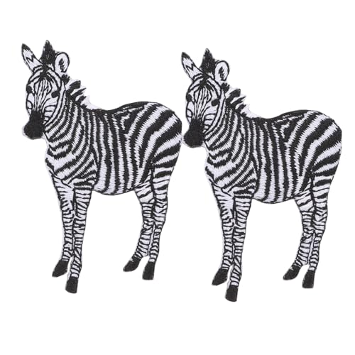 YOSADIER 2 Stück Bestickte Tierstoff Patches Zebra Applikationen zum Aufnähen oder Aufbügeln Vielseitige Kleiderflicken mit Stark Haftendem Heißkleber für Kleidung Taschen Hüte und Schuhe YOSADIER 2 Stück Bestickte Tierstoff Patches Zebra Applikationen zum Aufnähen oder Aufbügeln Vielseitige Kleiderflicken mit Stark Haftendem Heißkleber für Kleidung Taschen Hüte und Schuhe von YOSADIER