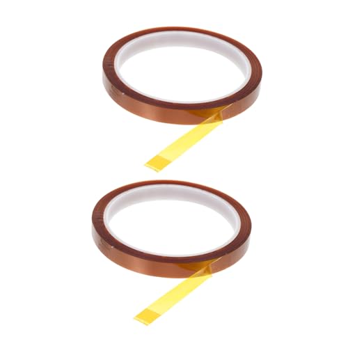 YOSADIER 2 Stück Hitzebeständiges Isolierband Wärmebeständiges Klebeband für Elektronik Schutz Feuchtigkeits und Säurebeständig für Heizband Sublimation und DIY Anwendungen YOSADIER 2 Stück Hitzebeständiges Isolierband Wärmebeständiges Klebeband für Elektronik Schutz Feuchtigkeits und Säurebeständig für Heizband Sublimation und DIY Anwendungen von YOSADIER