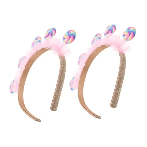 YOSADIER 2 Stück Lutscher-stirnband Stirnband in Lutscherform Süßigkeiten-kostümzubehör Lollipop-kopfschmuck, Bonbon-stirnband -cartoon-haarband Bonbonhaarzubehör Plastik YOSADIER 2 Stück Lutscher-stirnband Stirnband in Lutscherform Süßigkeiten-kostümzubehör Lollipop-kopfschmuck, Bonbon-stirnband -cartoon-haarband Bonbonhaarzubehör Plastik von YOSADIER