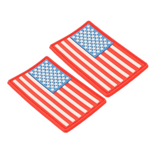 YOSADIER 2 Stück PVC Klett Patches mit Amerikanischer Flagge DIY Aufnäher zum Aufkleben und Reparieren von Kleidung Taschen Rucksäcken Schuhen Dekorativ und Strapazierfähig YOSADIER 2 Stück PVC Klett Patches mit Amerikanischer Flagge DIY Aufnäher zum Aufkleben und Reparieren von Kleidung Taschen Rucksäcken Schuhen Dekorativ und Strapazierfähig von YOSADIER