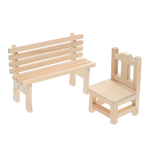 YOSADIER 2 Stück Puppenhausbank Kleine Parkbank Mini-puppenhaus-zubehör Mini-puppenhaus- Spielhaus Puppenhauszubehör Dollhouse Dekorationen Mini Möbelmodelle Holz Beige YOSADIER 2 Stück Puppenhausbank Kleine Parkbank Mini-puppenhaus-zubehör Mini-puppenhaus- Spielhaus Puppenhauszubehör Dollhouse Dekorationen Mini Möbelmodelle Holz Beige von YOSADIER