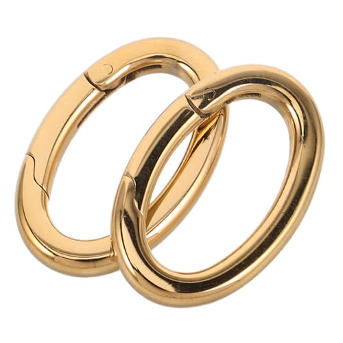 YOSADIER 2 Stück Schmuck-federverschlüsse: Ovaler Verschluss Aus Edelstahl, Karabiner, Feder, Ovale Ringe, Verbinder Für Die Herstellung Von Halsketten, Armbändern, Taschen Und von YOSADIER