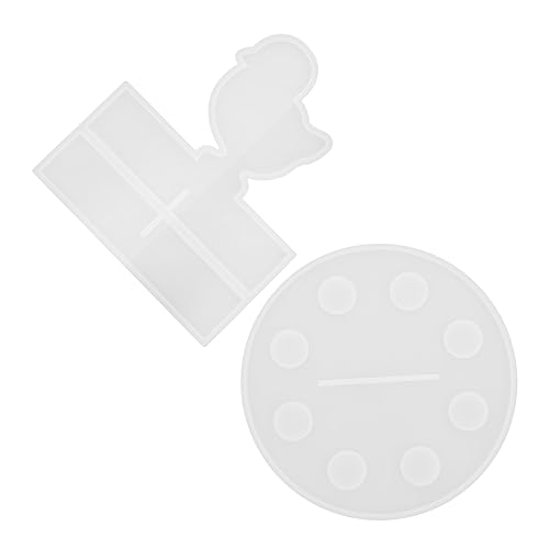 YOSADIER 2 Stück Silikonformen für Tischdekoration Einzigartige Gießformen für Diy Kunstwerke Wiederverwendbar und Leicht zu Reinigen für Bastelprojekte und Handgefertigte Ornamente YOSADIER 2 Stück Silikonformen für Tischdekoration Einzigartige Gießformen für Diy Kunstwerke Wiederverwendbar und Leicht zu Reinigen für Bastelprojekte und Handgefertigte Ornamente von YOSADIER