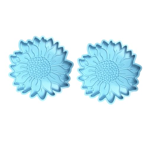 YOSADIER 2 Stück Teiliges Silikon Mold für DIY Sonnenblumen Untersetzer Epoxidharz Gießform für Kreative Bastelprojekte Wiederverwendbar und Leicht zu Reinigen YOSADIER 2 Stück Teiliges Silikon Mold für DIY Sonnenblumen Untersetzer Epoxidharz Gießform für Kreative Bastelprojekte Wiederverwendbar und Leicht zu Reinigen von YOSADIER