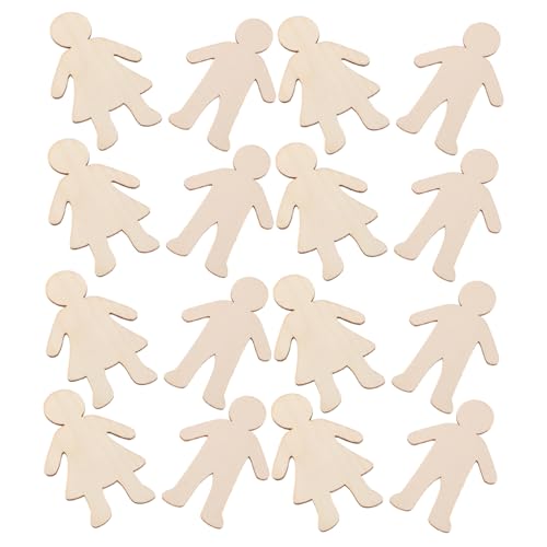 YOSADIER 20 Stück Diy Bastelset mit Jungen und Mädchenformen für Kreative Malprojekte Dekoration für Partys und Kunstaktivitäten von YOSADIER