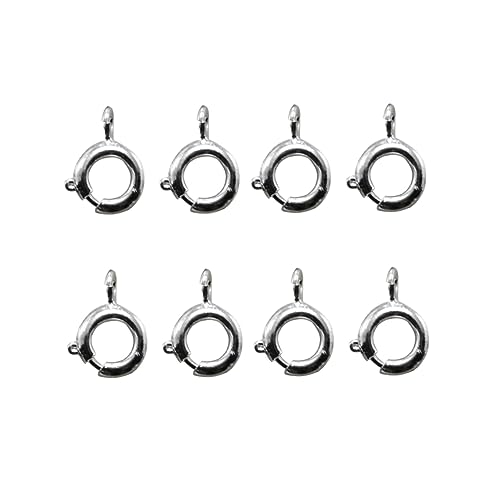 YOSADIER 20 Stück Legierung Federring Verschlüsse für Armbänder Schmuck Zubehör für Diy Projekte Glänzendem Silber für Bastelarbeiten und Personalisierte Schmuckherstellung YOSADIER 20 Stück Legierung Federring Verschlüsse für Armbänder Schmuck Zubehör für Diy Projekte Glänzendem Silber für Bastelarbeiten und Personalisierte Schmuckherstellung von YOSADIER