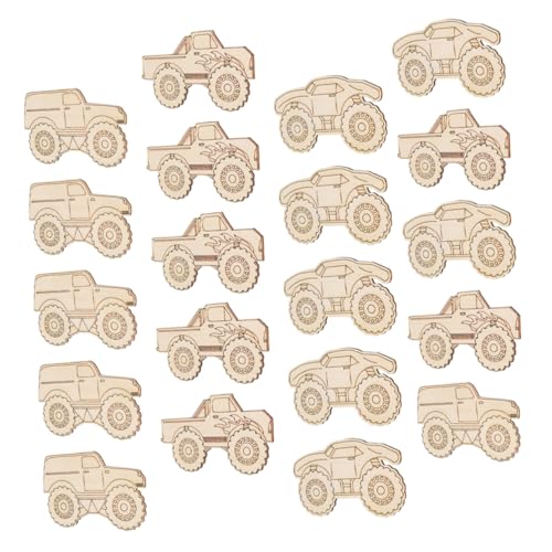YOSADIER 20 Stück Lkw-dekorationen Aus Holz Lkw-hängedekoration Unvollendetes Holzmalerei-handwerk Unfertige Holzautos Holzausschnitt Zum Basteln Unfertige Ausschnittform Ornamente Beige YOSADIER 20 Stück Lkw-dekorationen Aus Holz Lkw-hängedekoration Unvollendetes Holzmalerei-handwerk Unfertige Holzautos Holzausschnitt Zum Basteln Unfertige Ausschnittform Ornamente Beige von YOSADIER