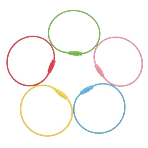 YOSADIER 20 Stück Schlüsselringe Draht Schlüsselanhänger mit Farbigen Luggage Tags Vielseitige Halter für Schlüssel Id Tags und Mehr für Reisen Zufällige Farbe YOSADIER 20 Stück Schlüsselringe Draht Schlüsselanhänger mit Farbigen Luggage Tags Vielseitige Halter für Schlüssel Id Tags und Mehr für Reisen Zufällige Farbe von YOSADIER