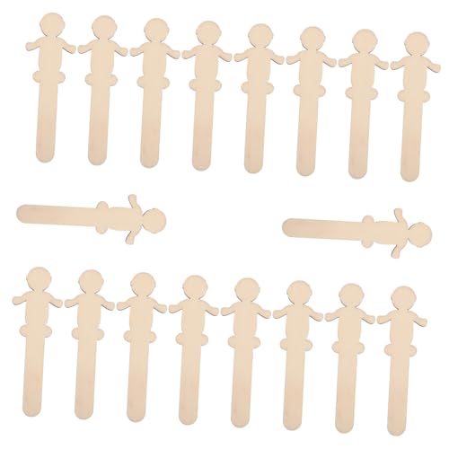 YOSADIER 20 Stück Teiliges DIY Basteln Graffiti Supplies Unlackierte Holz chips Originelles Malen Unfertige Holzstücke für Individuelle Handwerksprojekte von YOSADIER