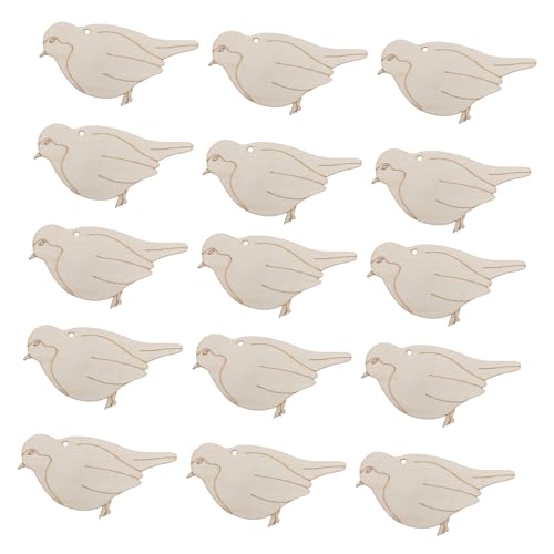 YOSADIER 20 Stück Teiliges Holz Vogel Anhänger Naturbelassene DIY Ausschnitte mit Vorgebohrten Löchern Handwerkliche Deko zum Aufhängen für Geburtstagsfeiern Hochzeiten und Gartenornamente YOSADIER 20 Stück Teiliges Holz Vogel Anhänger Naturbelassene DIY Ausschnitte mit Vorgebohrten Löchern Handwerkliche Deko zum Aufhängen für Geburtstagsfeiern Hochzeiten und Gartenornamente von YOSADIER