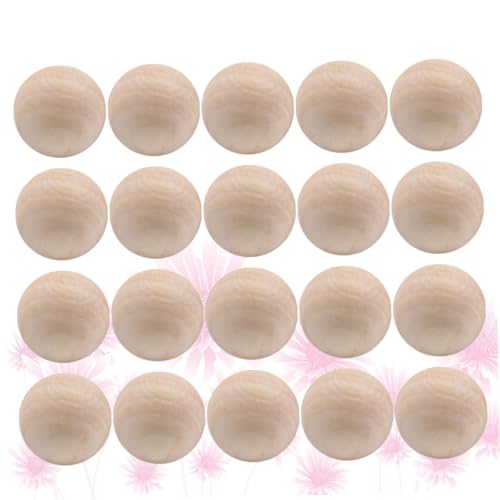YOSADIER 20 Stück Teiliges Runde Natur Holzkugeln ohne Loch aus Solidem Lotusholz Glatte Oberfläche für DIY Schmuckherstellung Malen Schnitzen und Bastelprojekte YOSADIER 20 Stück Teiliges Runde Natur Holzkugeln ohne Loch aus Solidem Lotusholz Glatte Oberfläche für DIY Schmuckherstellung Malen Schnitzen und Bastelprojekte von YOSADIER