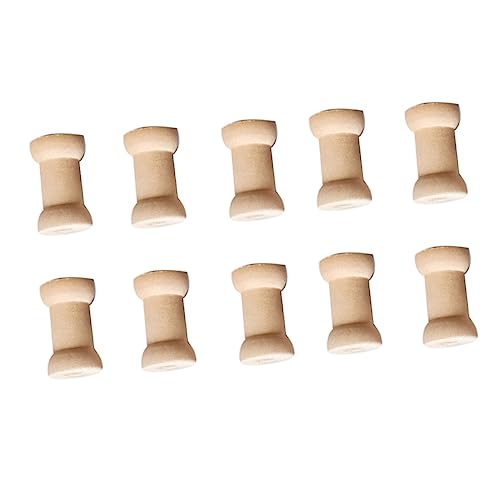 YOSADIER 20 Stück Vintage Holzspulen Leere Garnspulen für Bastelarbeiten Nähprojekte und Dekoration für Organisation von Bändern und Fäden YOSADIER 20 Stück Vintage Holzspulen Leere Garnspulen für Bastelarbeiten Nähprojekte und Dekoration für Organisation von Bändern und Fäden von YOSADIER