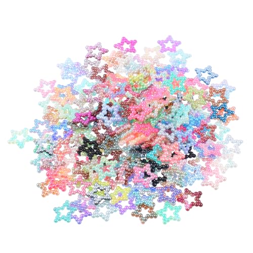 YOSADIER 200 Stück Bunte Acrylperlen Mix DIY Schmuck Bastelperlen für Armbänder Haarclips Handgemachte Dekorationen Zubehör von YOSADIER