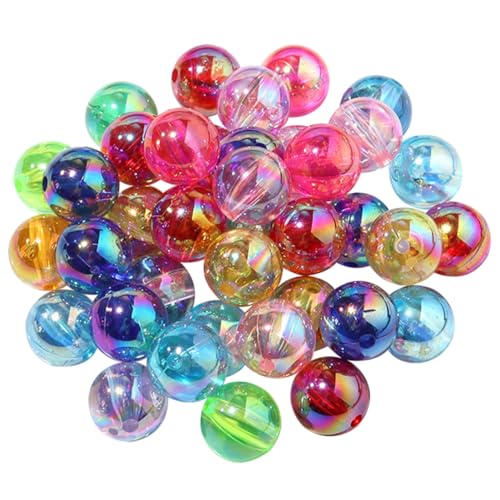 YOSADIER 200 Stück Bunte Acrylperlen Rund mit DIY Schmuckherstellung Lose Spacer Perlen Armband Charms für Basteln Kunsthandwerk YOSADIER 200 Stück Bunte Acrylperlen Rund mit DIY Schmuckherstellung Lose Spacer Perlen Armband Charms für Basteln Kunsthandwerk von YOSADIER