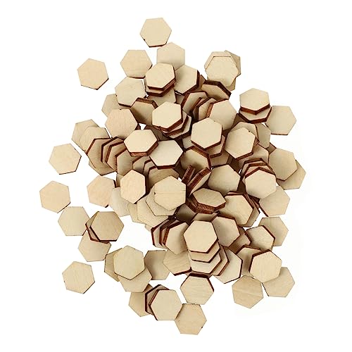 YOSADIER 200Stück Sechseckige Holzformen Natürliche Holzornamente für DIY Handwerk Basteln Tischdekorationen für Hochzeit und Weihnachten YOSADIER 200Stück Sechseckige Holzformen Natürliche Holzornamente für DIY Handwerk Basteln Tischdekorationen für Hochzeit und Weihnachten von YOSADIER
