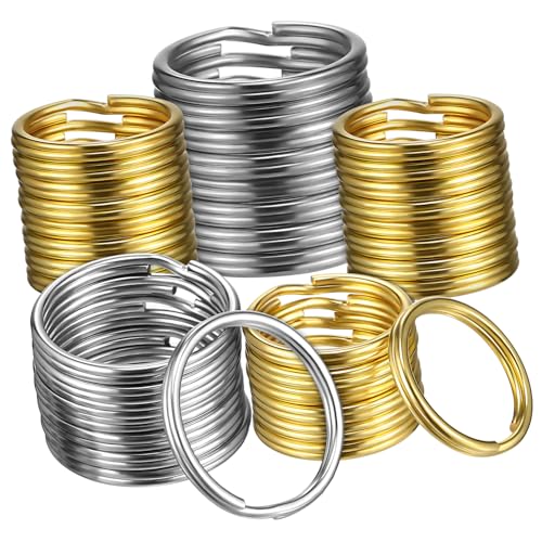 YOSADIER 200Stücke Runder Schlüsselringe und Split Ringe für Schlüsselorganisation und DIY Handwerk Rostfrei und Langlebig YOSADIER 200Stücke Runder Schlüsselringe und Split Ringe für Schlüsselorganisation und DIY Handwerk Rostfrei und Langlebig von YOSADIER