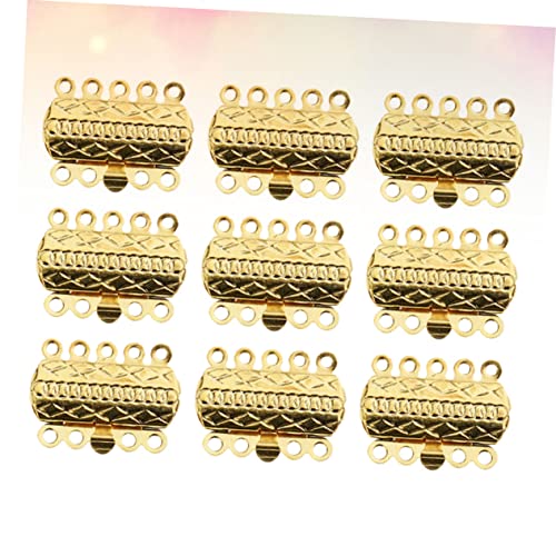 YOSADIER 20Stücke Schmuckherstellung Zubehör Reihige Schmuckverschlüsse für Armbänder und DIY Steckverbinder für Schmuckprojekte YOSADIER 20Stücke Schmuckherstellung Zubehör Reihige Schmuckverschlüsse für Armbänder und DIY Steckverbinder für Schmuckprojekte von YOSADIER